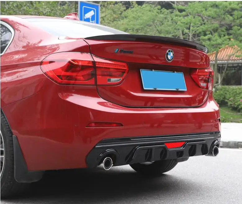 Для BMW 118i 120i 125iM комплект спойлера 2018 для 1 серии ABS задний спойлер бампер диффузор |