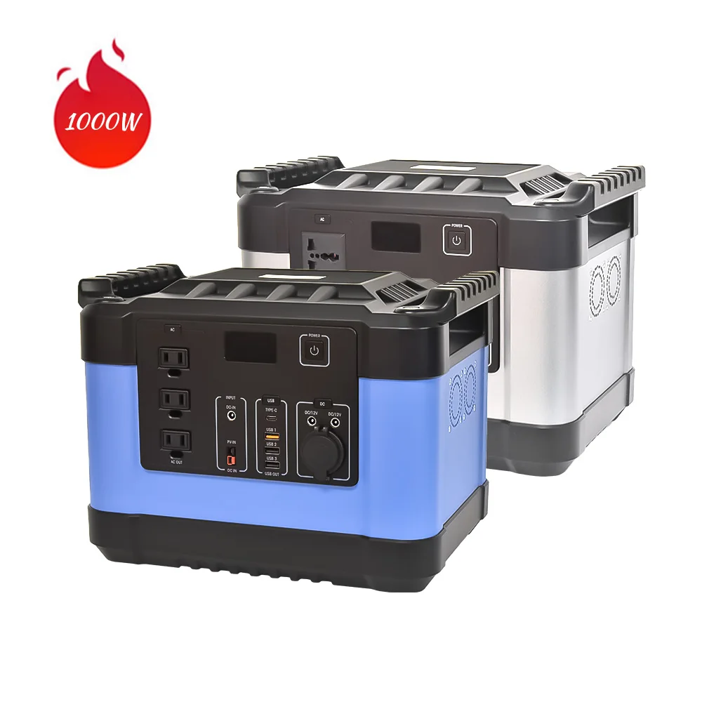 

100v 230v 1000wh Многофункциональный Аварийный на аккумуляторной батарее источника питания на холодильник в машину