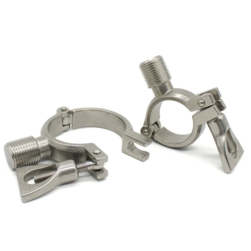 OD 19 мм до OD152mmbspt1 / 2 &quotнаружная резьба 304 Скоба из нержавеющей стали для труб