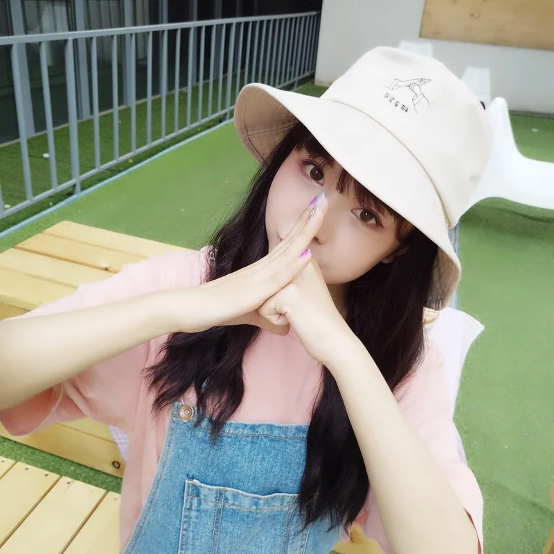 M & D модная летняя Панама с китайскими буквами в повседневном стиле для