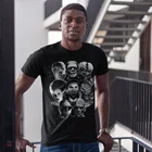 Мужская Универсальная футболка с героями фильма Монстр, Мумия Франкенштейн, новинка, футболка с коротким рукавом, Подарочная футболка