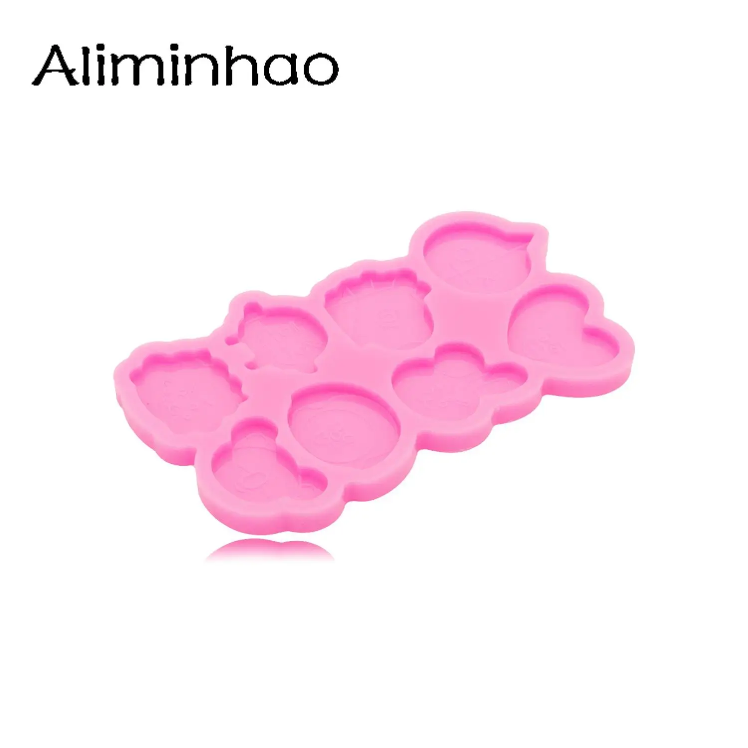 Глянцевая силиконовая форма для телефона с мультяшным кроликом DY1172 поделки из