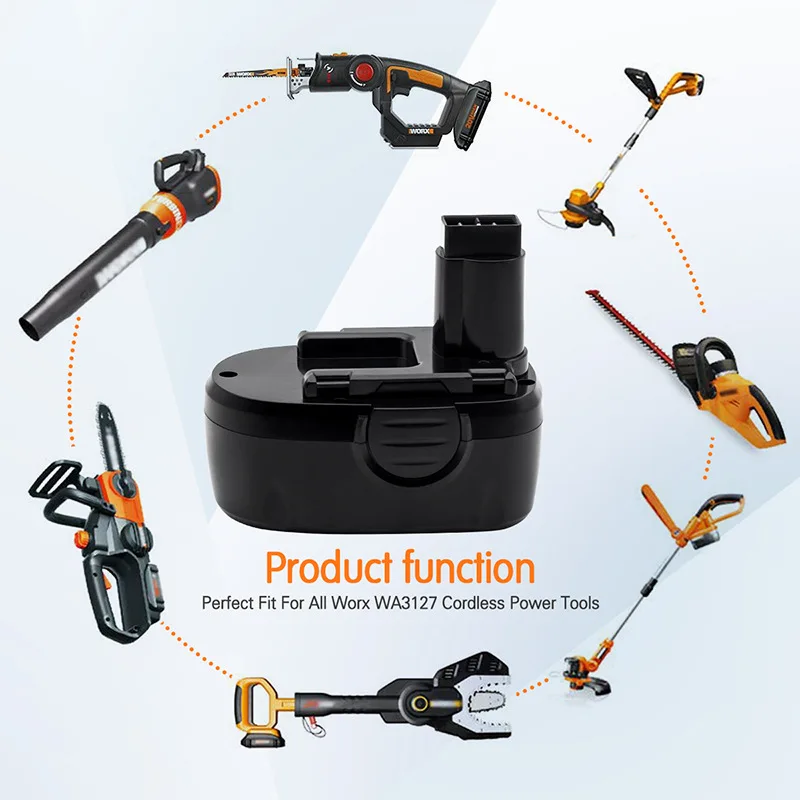 

Suitable for Wicks/WOR18V WA3127 WG150 hand electric drill electric batch Ni-MH Ni-Cd rechargeable battery pack fast delivery