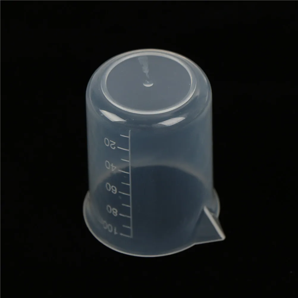 

2PCS 100mL Graduated Borosilicate Glass Beaker plastic transparent Beaker Set School Laboratory Study Supplies