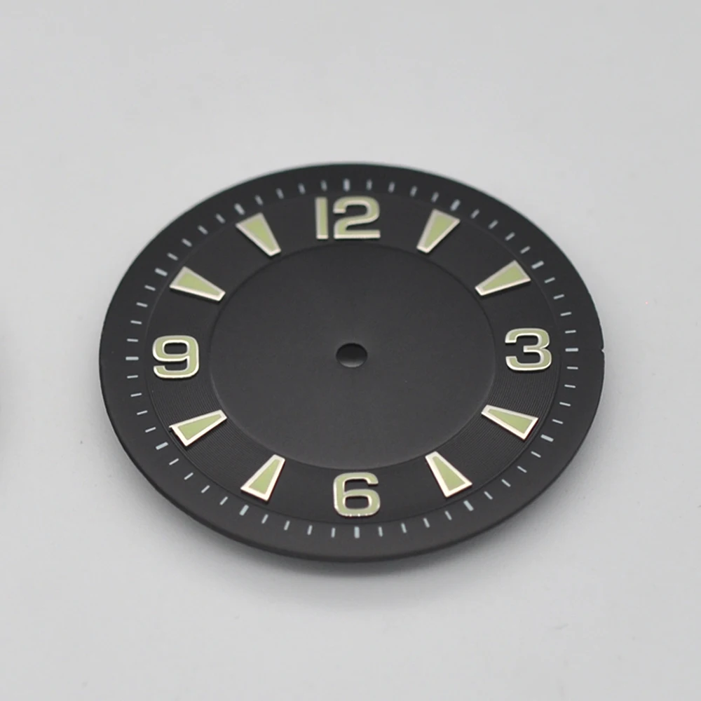 Механические наручные часы с циферблатом зеленые/черные циферблаты подсветкой 33