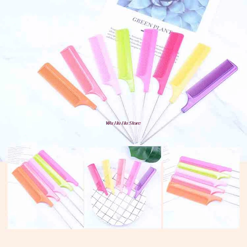 

Гребень «крысиный хвост», гребень со стальными шпильками, из нержавеющей стали