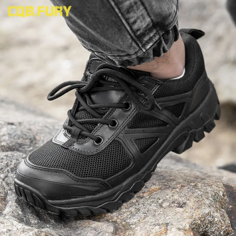 CQB.FURY Men Waterproof Toe Work Shoes 2019 Autumn Fashion Puncture Proof Safety Male Breathable Casual Industrial | Обувь