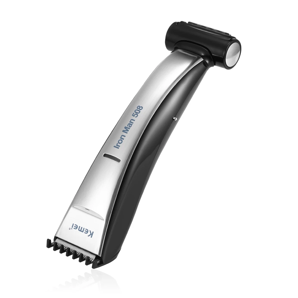 

Kemei508 afeitadora profesional Trimmr de pelo 2 en 1 afeitadora recargable ajustable 100-240v totalmente lavable