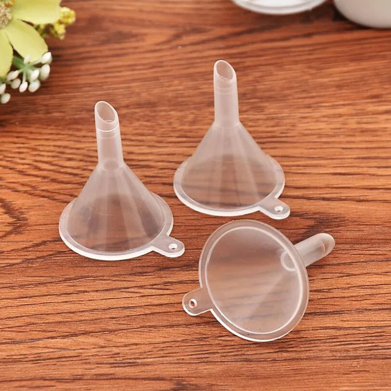 10 Pieces/set of Mini Transparent Plastic Laboratory Diffuser Funnel Juice Dropper Bottle Liquid Essential Oil Filling Tool | Канцтовары