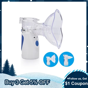 Портативный сетчатый небулайзер, ручной медицинский паровой ингалятор для астмы, ингалятор для COPD, паровое устройство, испаритель, USB Перезаряжаемый небулайзер, Прямая поставка
