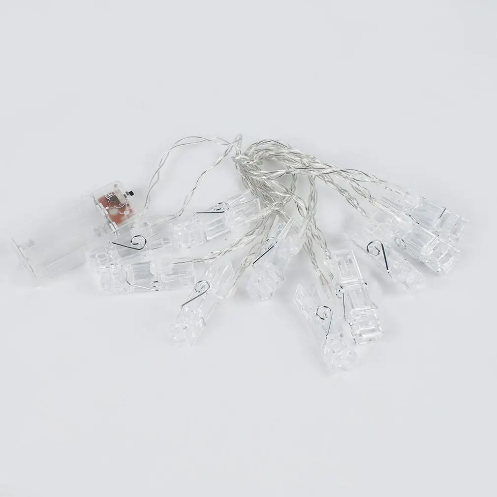 

LED Clip Light String Fairy Lights Snowflake Xmas Tree Christmas Home Decor