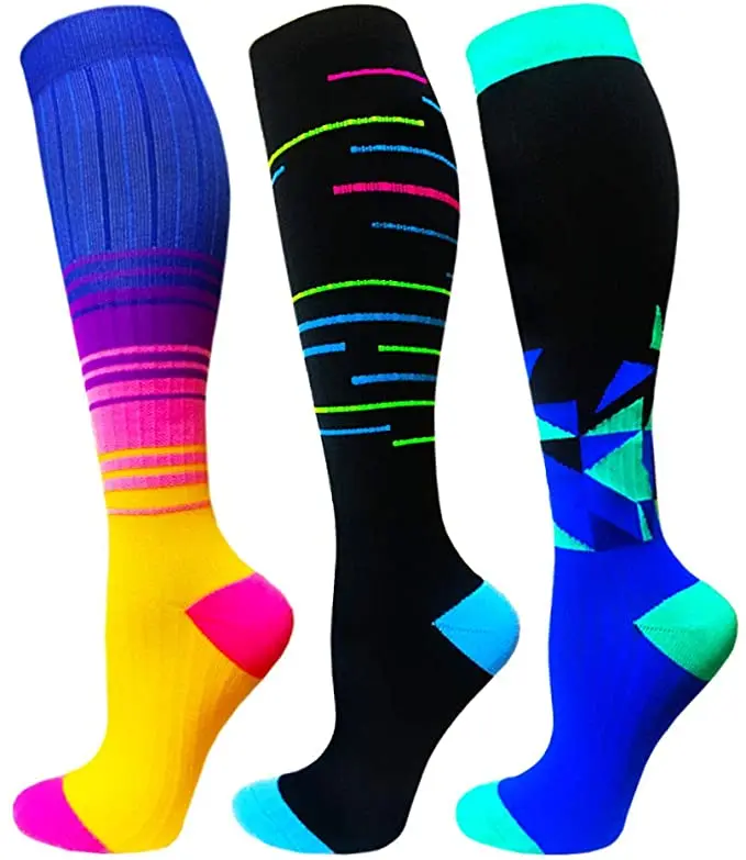 

Compression Socks Varicose Veins Medical For Men & Women Nurse Running 20-30 Mmhg Best Graduated Flight Travels