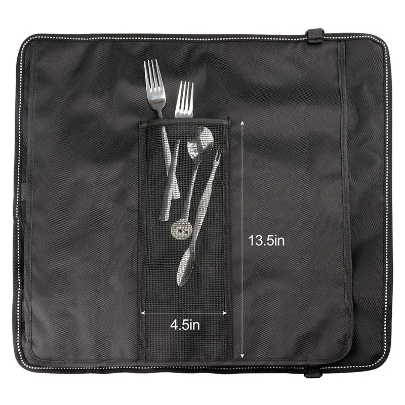 

Knife Bag,8-Pocket Chef Knife Case Nylon Chef Travel Bag Pouch Storage Organizer Holder for Travel Carry(Bag Only)