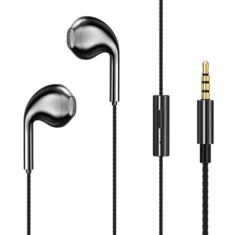 

In Ear Hifi Headphones Sport With Microphone Gamer For Mobile Phones Universal Wired Music Lntelligent Noise Reduction Earpods