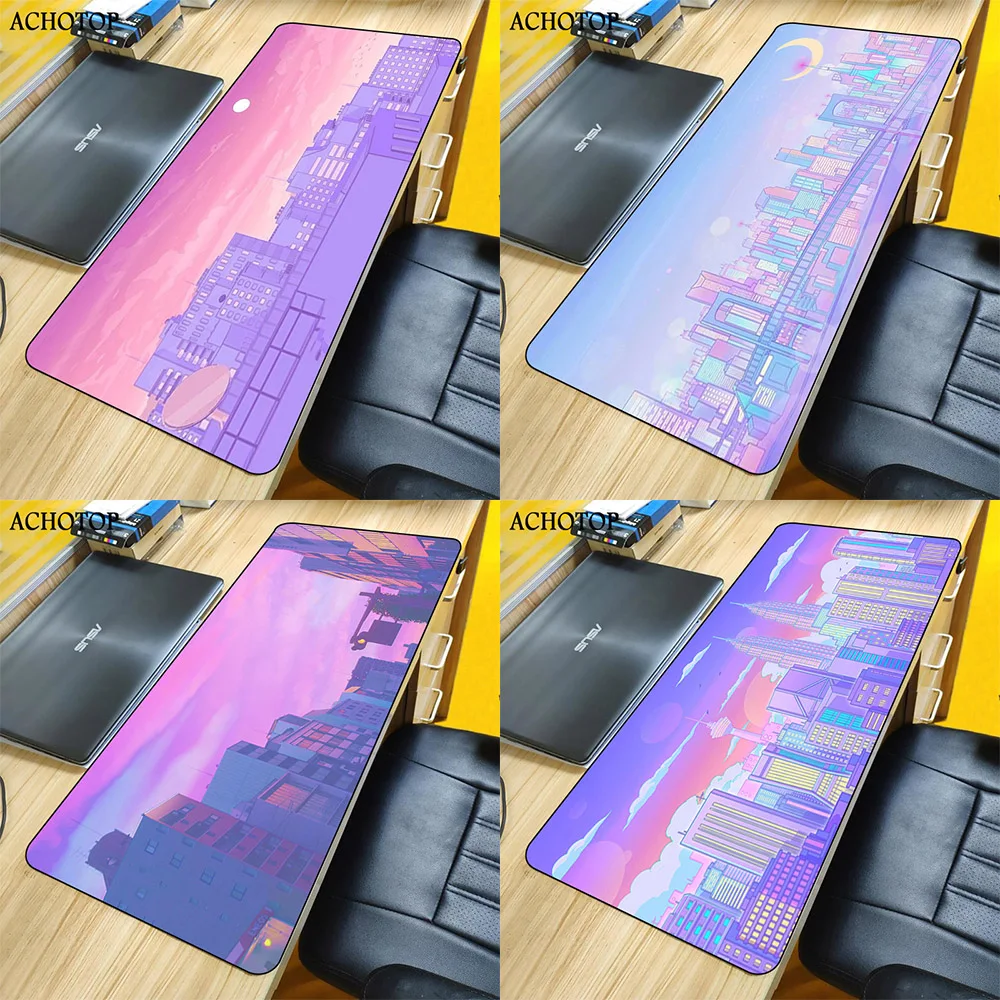 

Christmas gift Kawaii Moon landscape aesthetics art Beautiful Anime Mouse Mat Gaming Mouse Mat xl xxl 700x300mm mousepad gamer
