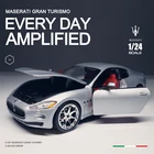 Модель автомобиля из сплава Maserati Quattroporte Bburago 1:24, коллекционная Подарочная игрушка, модель из литого под давлением, рождественский подарок