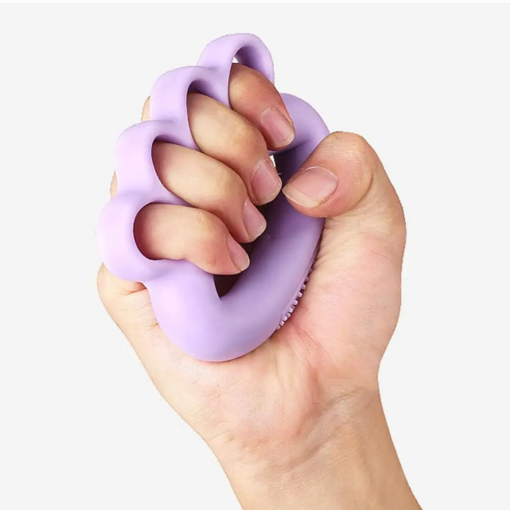 Pinza de mano de silicona blanda para ni&ntilde;os, juguete para apretar con forma de pata de perro Kawaii, antiestr&eacute;s, entrenador de fuerza para la mu&ntilde;eca, regalo para adultos-1