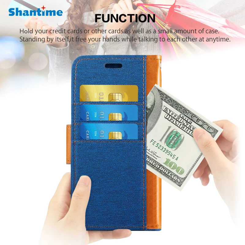 oxford leather wallet case for infinix hot 10 lite x657 with soft tpu back cover magnet flip case for infinix hot 10 lite x657 free global shipping