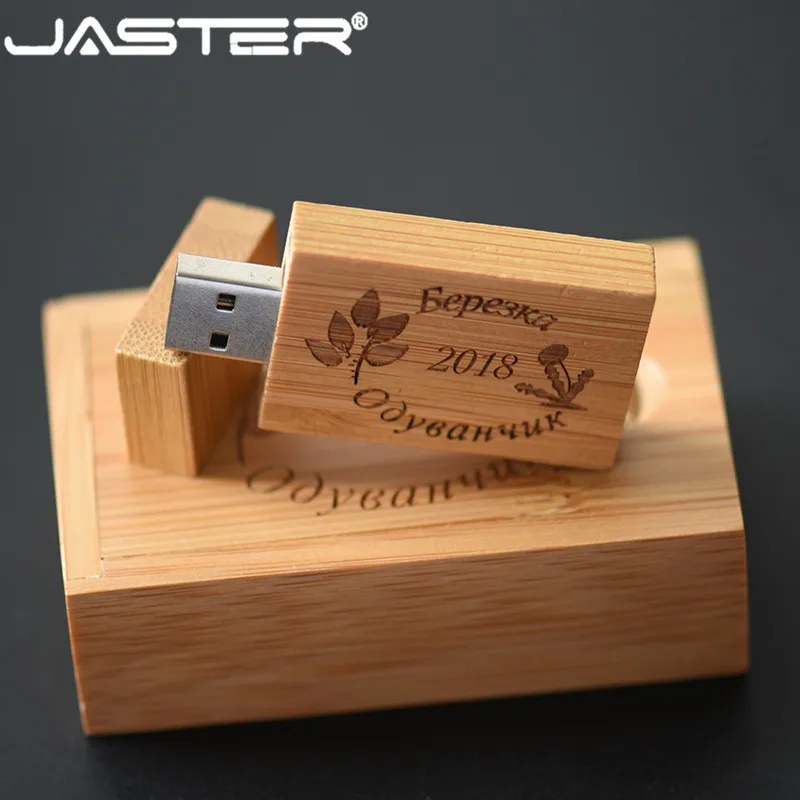Флэш-накопитель JASTER флэш-накопитель из кленового дерева + упаковочная коробка 4
