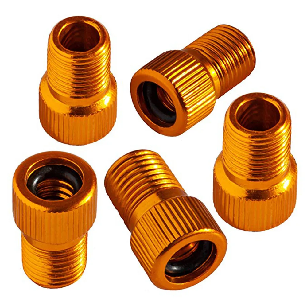 Алюминиевый сплав велосипедный клапан адаптер колпачки воздушный сопло насос