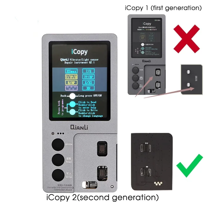 Qianli iCopy Plus 2 1 ЖК-экран Фоточувствительный оригинальный цвет ремонт света датчик