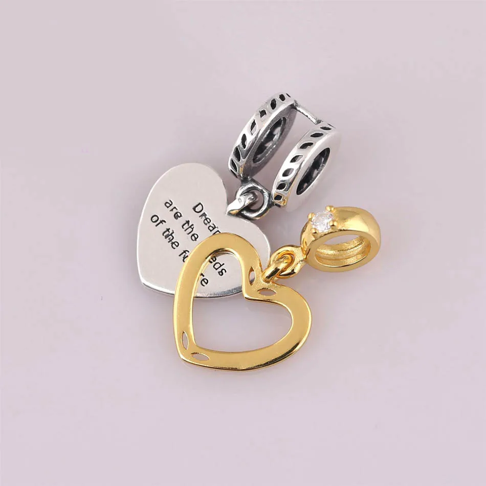 Подлинные шармы из бусин S925 семена будущего Подвеска для женщин браслет