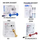 Шприц стоматологический из смолы для светоотверждения Z350XT Z250 P60 Valux Plus A1 A2 A3 A3.5, 1 упаковка