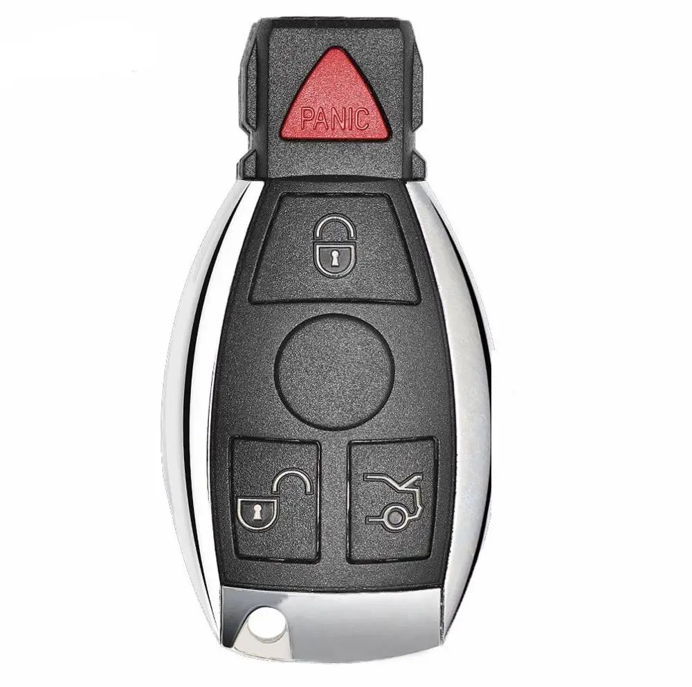 3 + 1 кнопка Замена оболочки умный дистанционный ключ чехол для Mercedes Benz BGA W203 W210 W211
