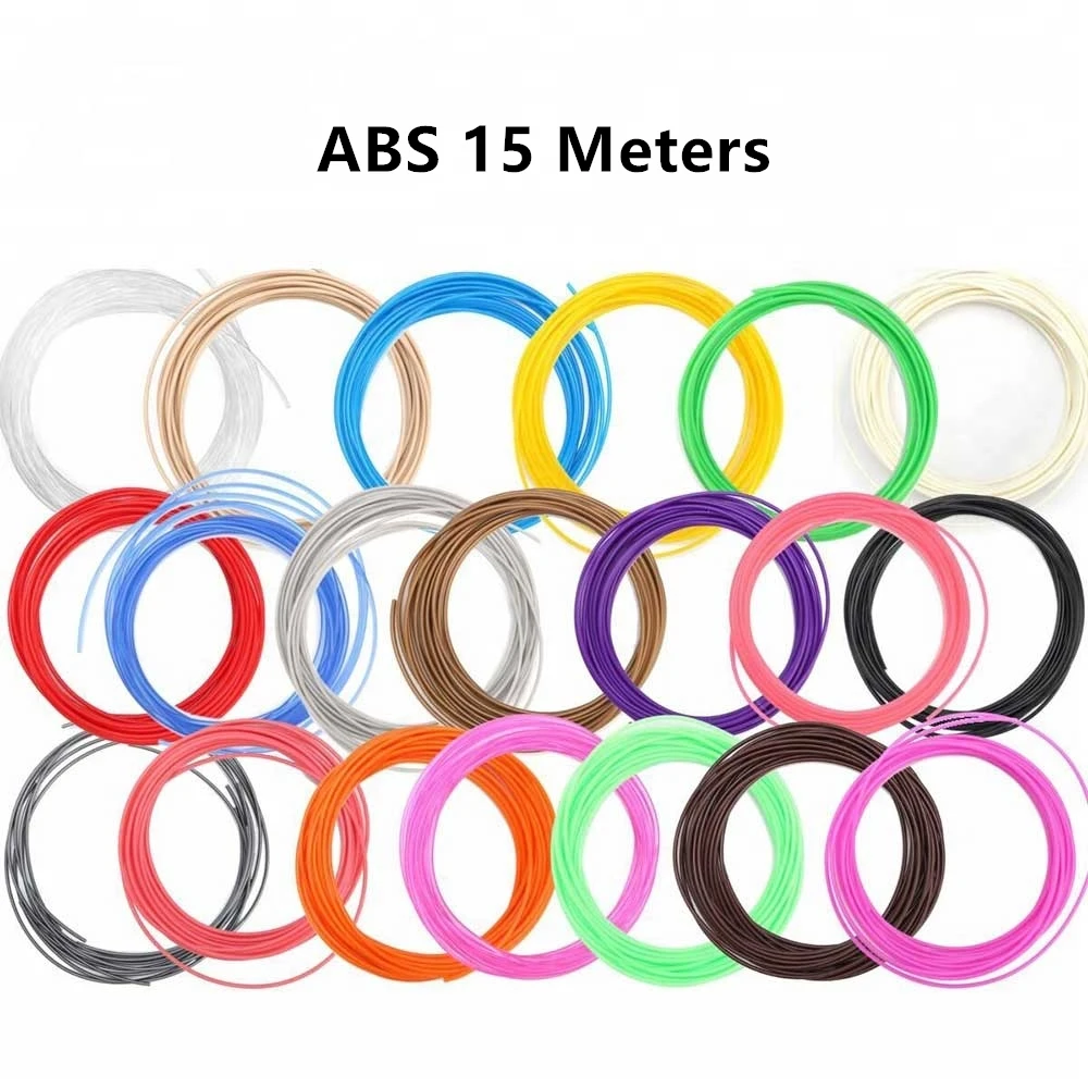 3D Ручка Специальный ABS 15 м нить 1 75 мм пополнения принтер DIY Пластиковые Красочные