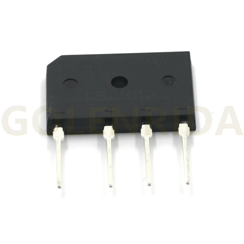 Диодный мостовой выпрямитель KBJ1010 10A/1000V GBJ1010 5 шт. | Электронные компоненты и