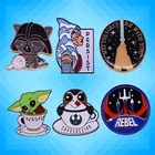 Научно-fi фильмы Асока Тано эмалированная брошь-кнопка сила с вами в лазерном мече мятежная Академия полета значок ювелирные изделия