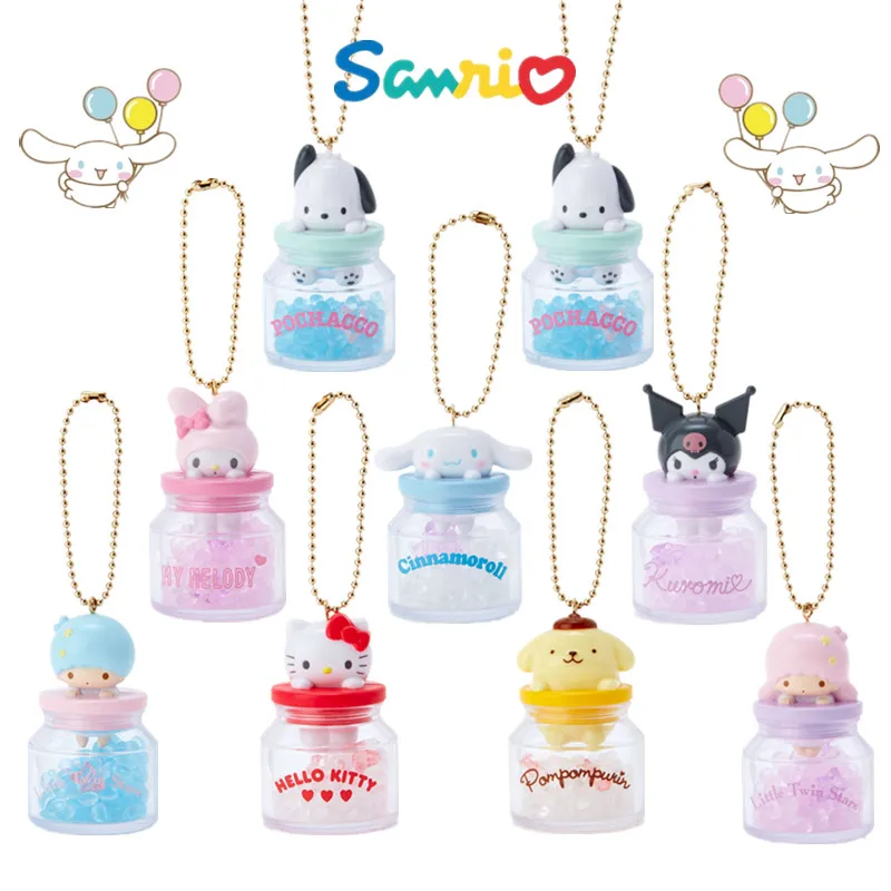 

Мультяшный Sanrio Kuromi Cinnamoroll помпон пурин понравико Kawaii брелок ремешок брелок для ключей для девушек разрезанная искусственная Подвеска подар...