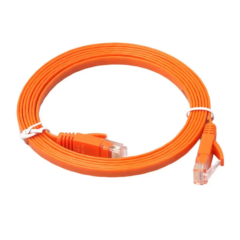 Плоский Ethernet CAT6 сетевой кабель Патч провод RJ45 для ПК/PS4/Xbox|Компьютерные кабели и