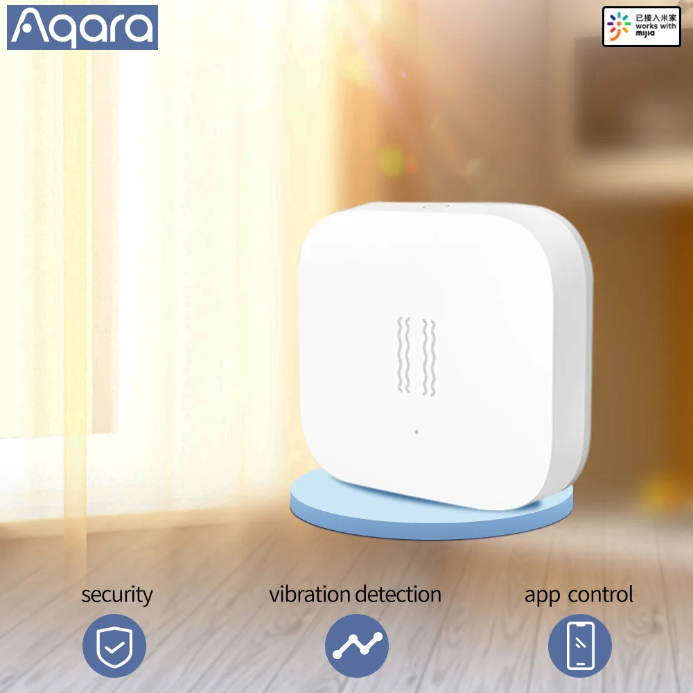 Умный датчик движения Aqara Zigbees ensor удара обнаружение вибрации умного дома|Умные