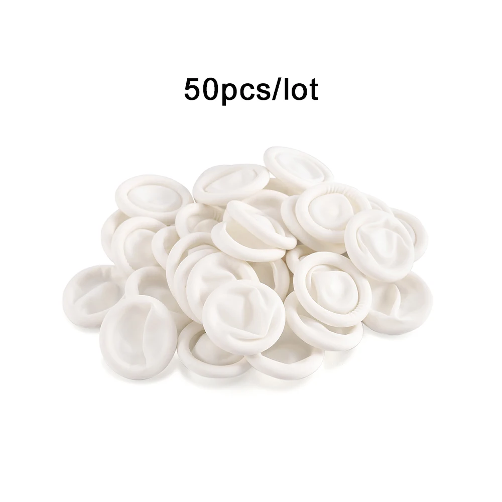 

50/100 шт., латексные перчатки для защиты пальцев, многоразовые, перчатки из натурального каучука