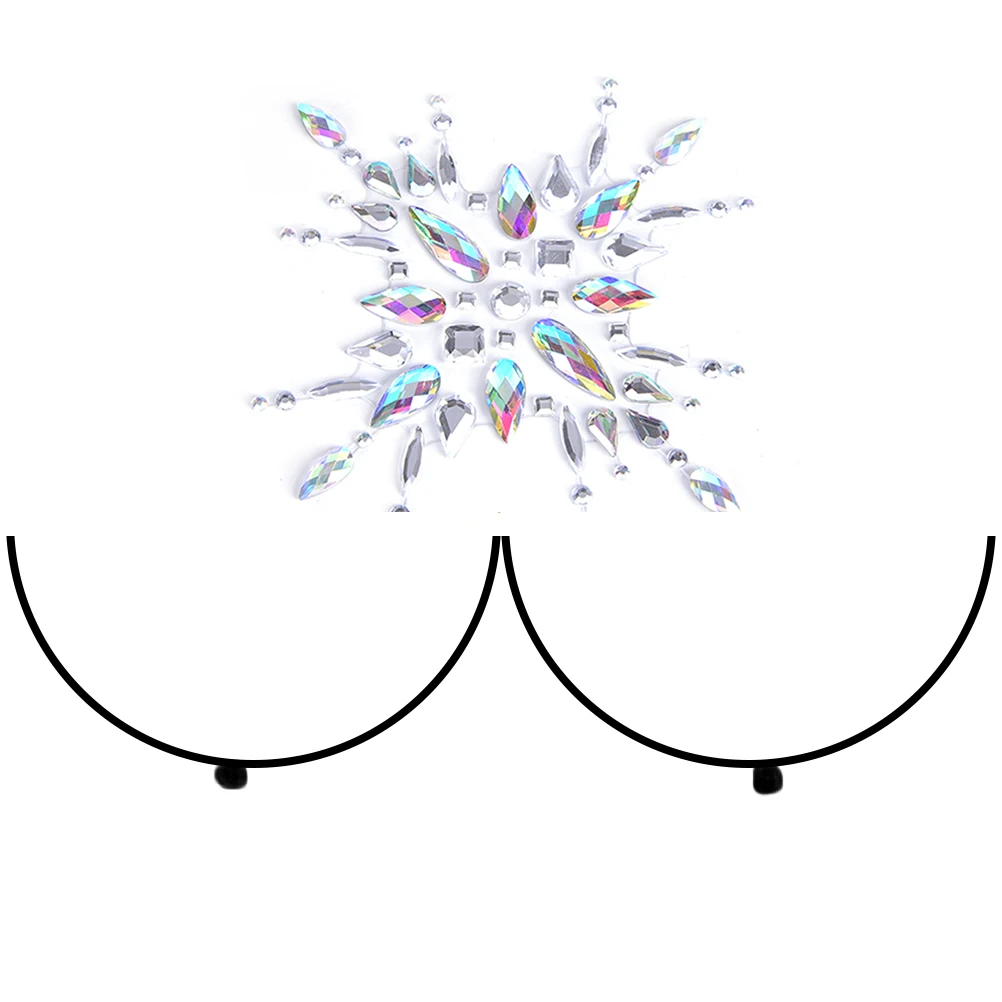 

1pc Women Bra Breast Pasties Crystal Bra Stickers Adhesive Stickers 17.5*14cm