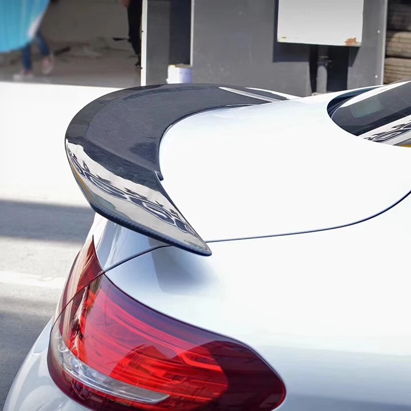 Спойлер для Mercedes W205 coupe C63 RT Style Sedan C Class C200 задний спойлер из углеродного волокна