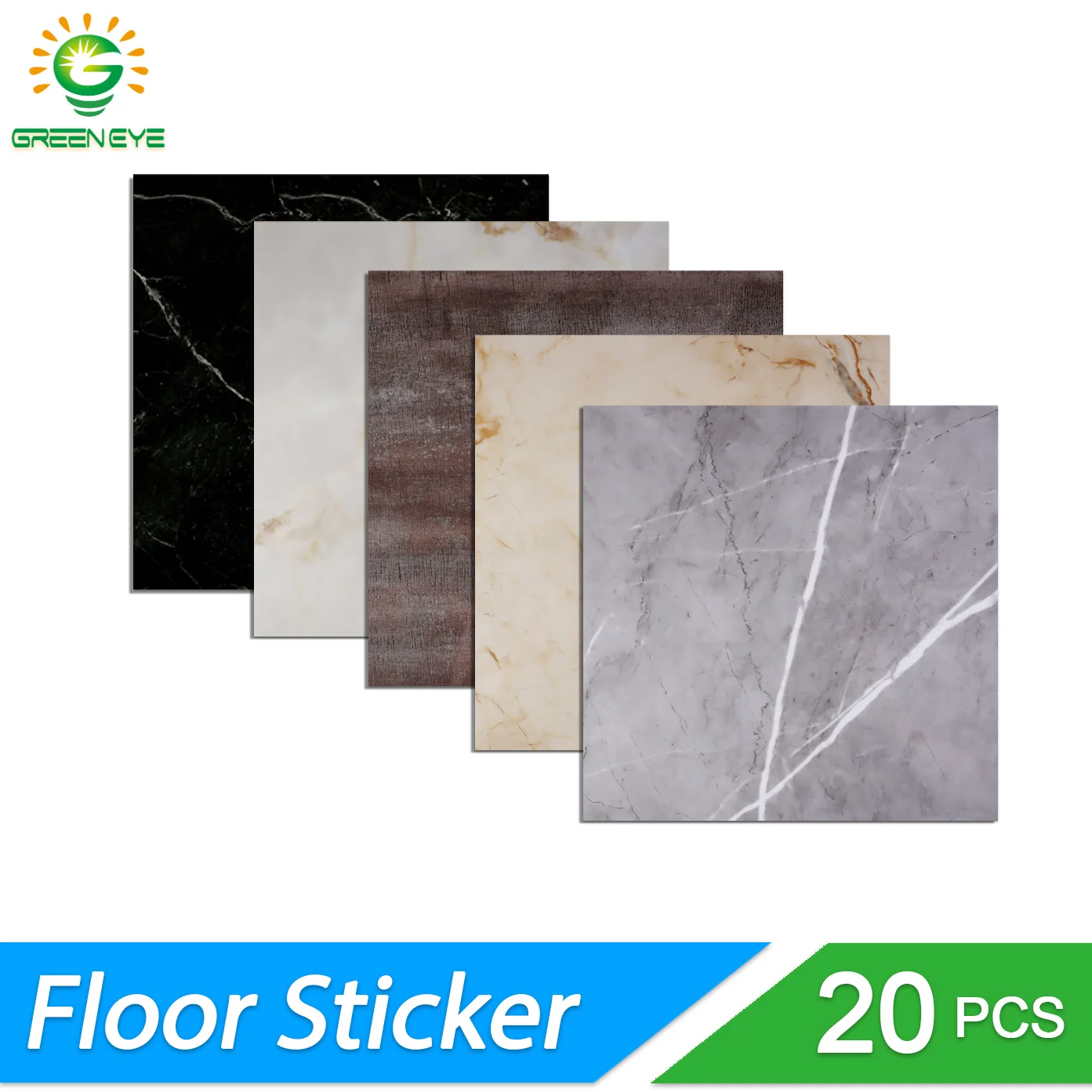 

Wall paper Self Adhesive Waterproof Marble PVC Floor Stickers Bathroom living room Wall Sticker Renovation Decals Wall Ground