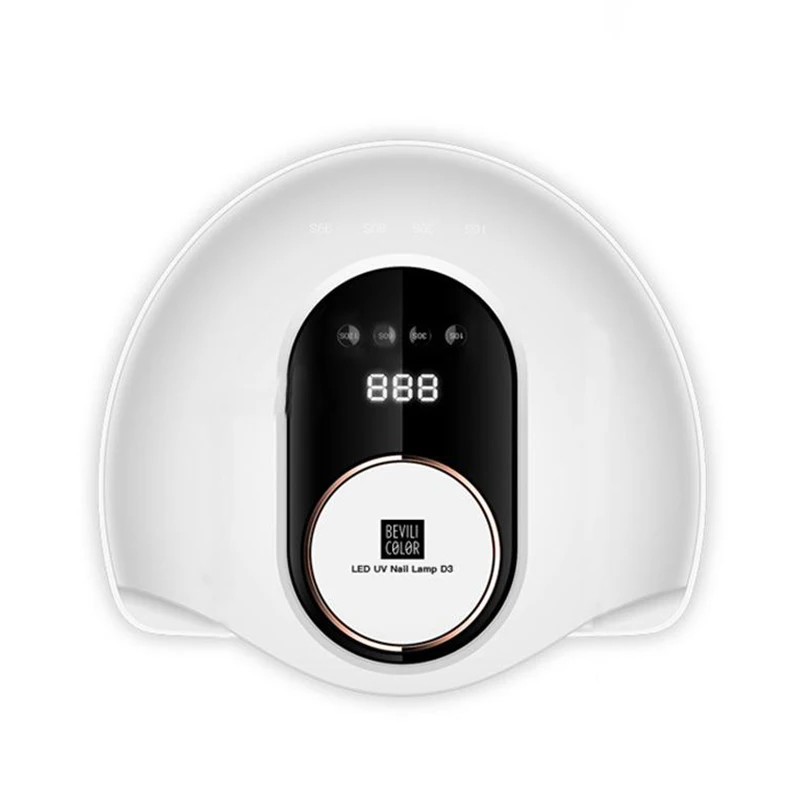 

LED Nail Lamp Nail Dryer Dual Hands Lamp for Curing UV Gel Nail Polish with Motion Sensing Manicure Salon Tool US Plug