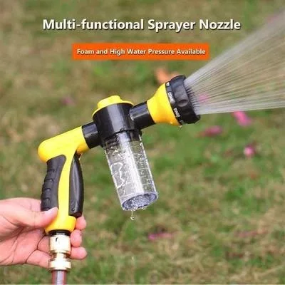 

Jet Water Foam Blaster Gun High Pressure Multifunction Jet Spray Gun Soap Dispenser Hose Nozzle Car Wash Cleaning Tool Garden