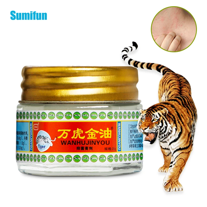 1 шт. тигровый бальзам Антибактериальный крем дерматит экзема зуд мазь против