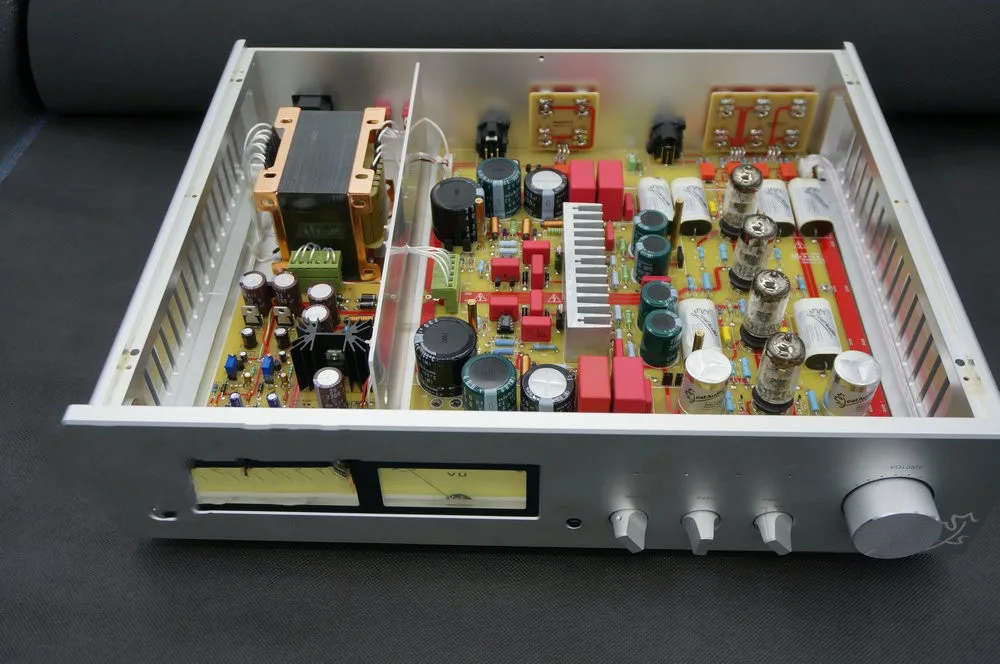 

M-021 PA03 Vacuum tube Preamp Preamplifier Pre-apmplifier Class A Study copy ARC LS22 Pre-amplifier Trasformer Z11 EI86 110/220V