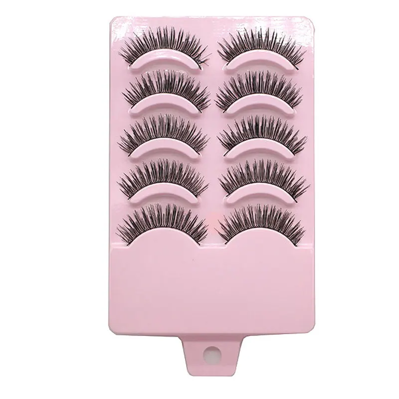 

5-20Pairs Mink 3D False Eyelashes Handmade Natural Long Lashes Cross Eyelashes Extensions Makeup Tools Thick Fake Eye Lashes