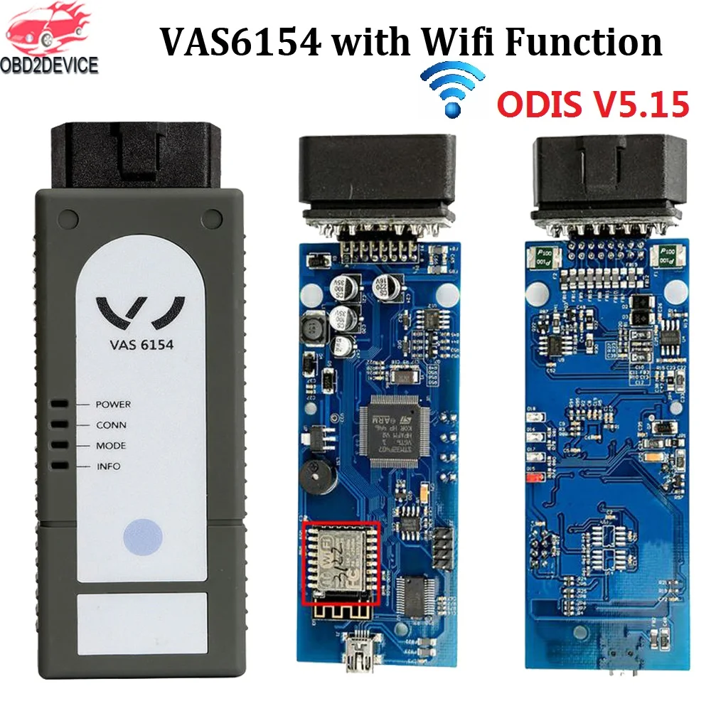 WiFi VAS6154 ODIS 5 15 автомобильный диагностический интерфейс VAS 6154 VAG OBD OBD2 сканер