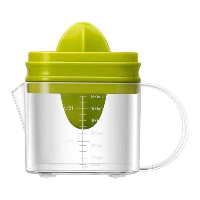 

Manual Hand Squeezer with Built-in Measuring Cup and Grater Hand Press Juicer Easy to Use Easy Clean Up Efficient