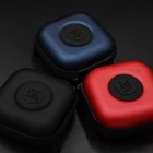 Чехол для наушников KZ, из искусственной кожи, на молнии, с логотипом высокого качества