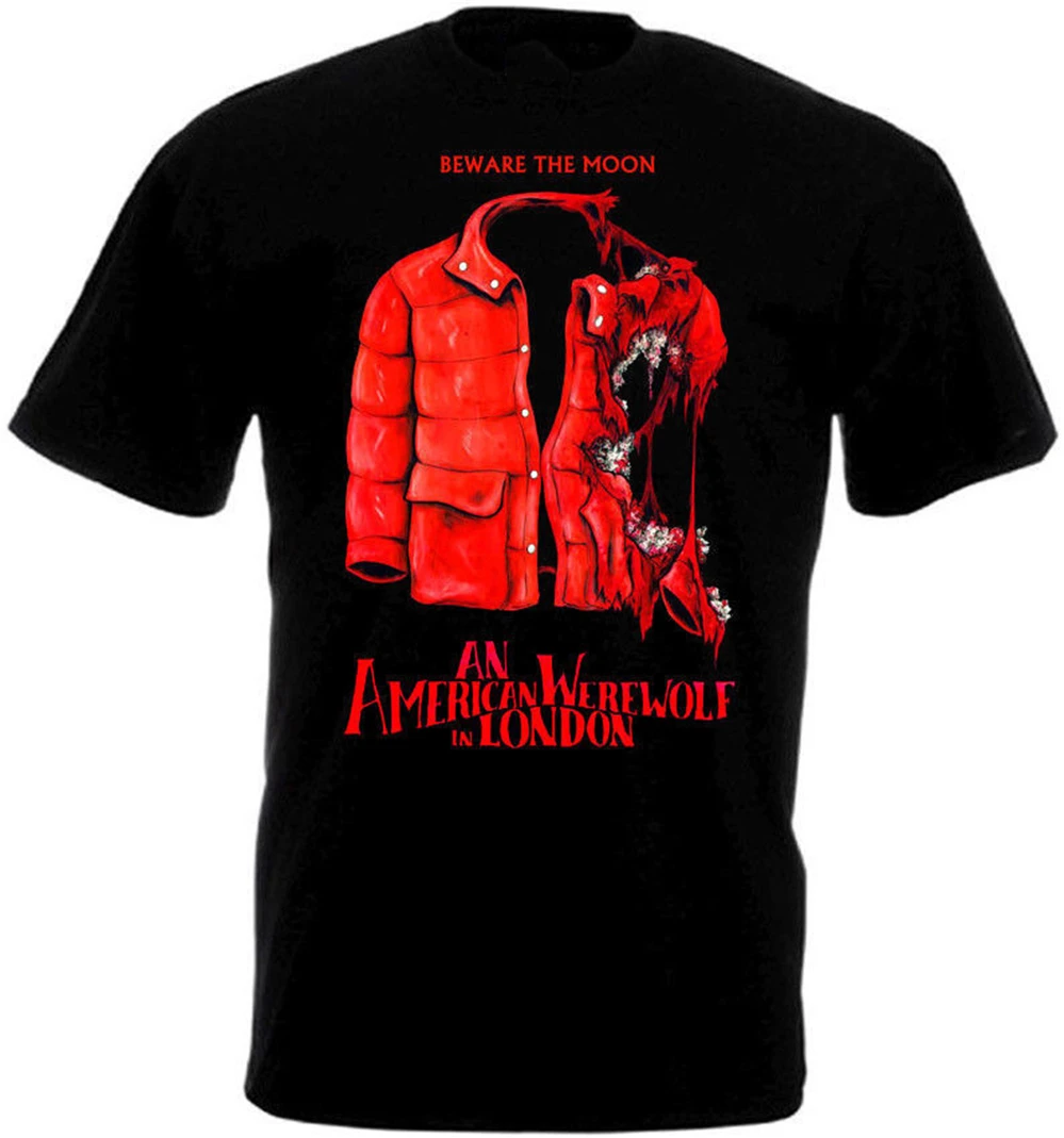 Американский оборотень в Лондоне V 4 футболка черный о фильме все размеры S-3Xl