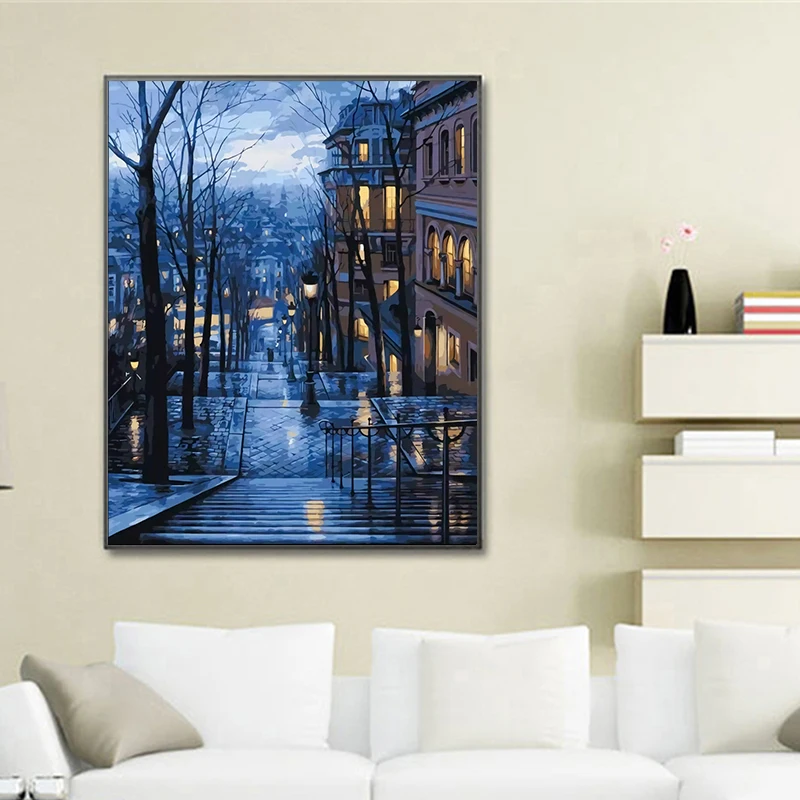 Набор для рисования по номерам на холсте без рамки|Рисование и каллиграфия| |