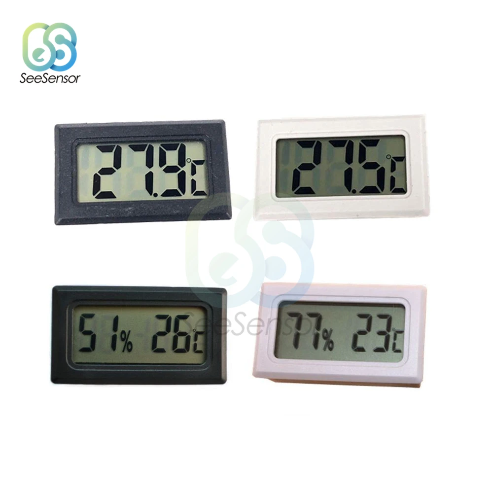 Цифровой ЖК термометр гигрометр удобный для помещения датчик температуры