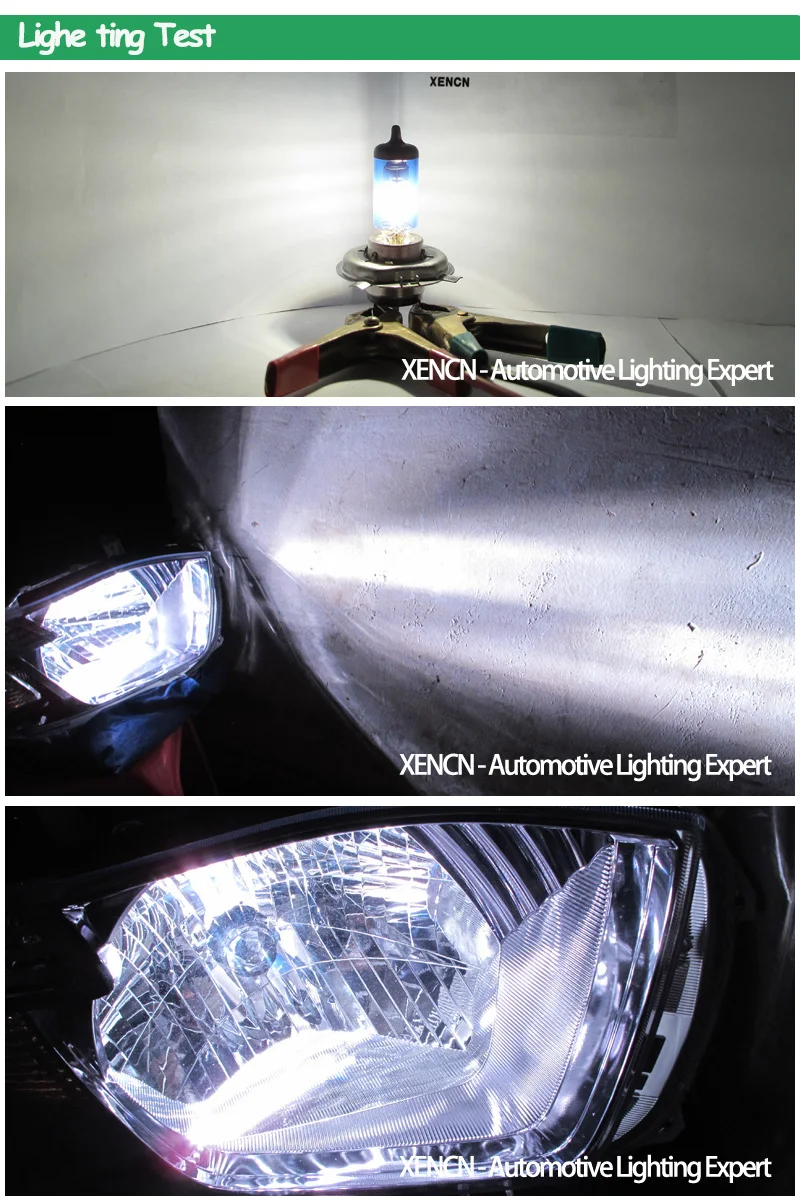 XENCN H4 12V 60/55W 5300K синий бриллиант автомобильный светильник более яркий УФ-фильтр галогенная супер белая головная лампа 30% больше
